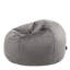 icon Kingston Classic Velvet Bean Bag Chair Taupe Bean Bags-53160826
