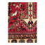 One-of-a-Kind 5'5"x10'3" Area Rug in Red /Beige/Navy Blue