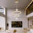 Ridleigh Modern LED Chandelier Crystal Chandelier Ceiling Mount Adjustable Height