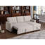 Canapé modulaire convertible rembourré avec méridienne coulissante-1515953429