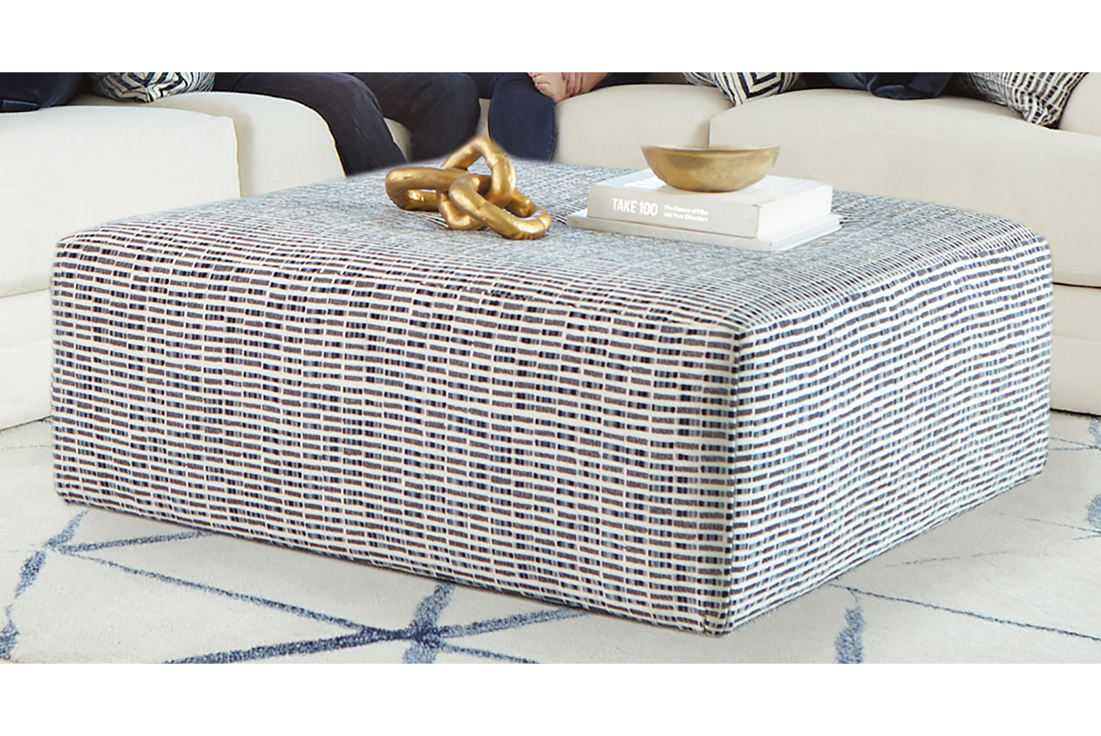 Mazekine Upholstered Ottoman