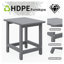 Ensemble de canapé d'extérieur 3 pièces Hdpe avec coussins, accoudoirs larges et table basse Hdpe-1309103710
