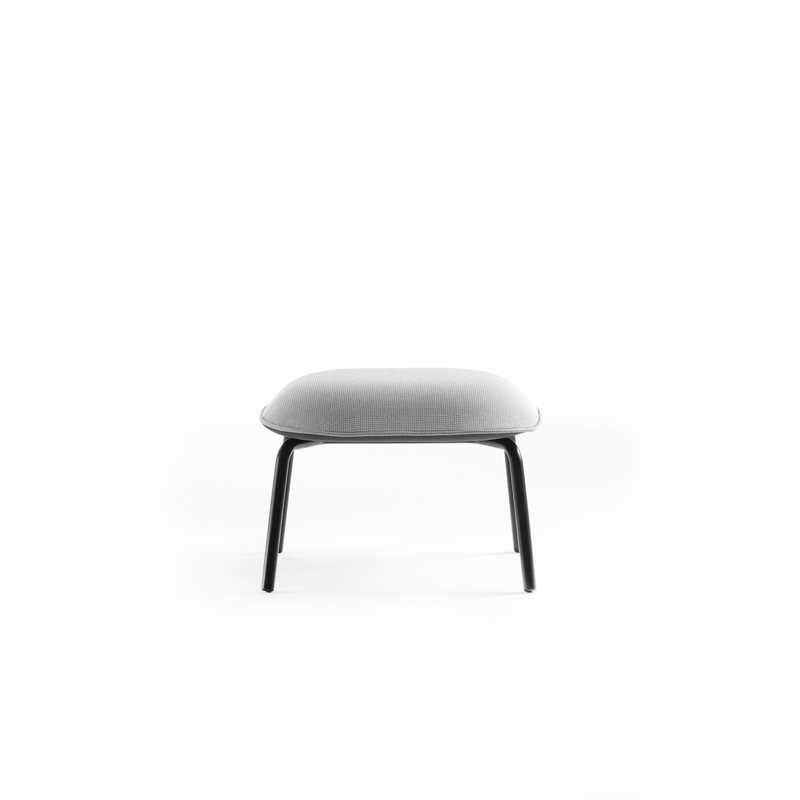 Tasca Upholstered Ottoman, Gray