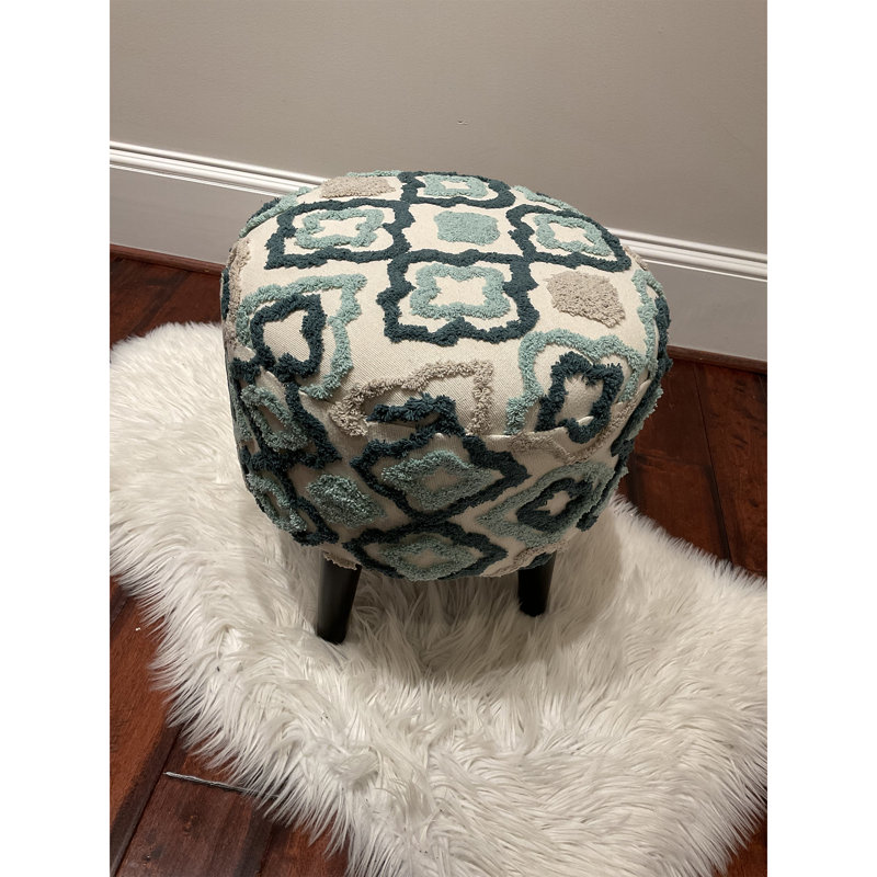 Ixchell Solid Wood Accent Stool