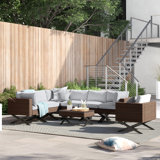 Boydston 8 Piece Sectional Seating Group with Cushions