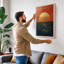 Sun Over Water Minimalist - Wrapped Canvas-715065064-715065070