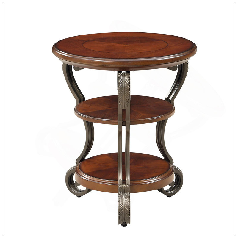 Meuble de salon de style traditionnel en cerisier brun 1 pièce
