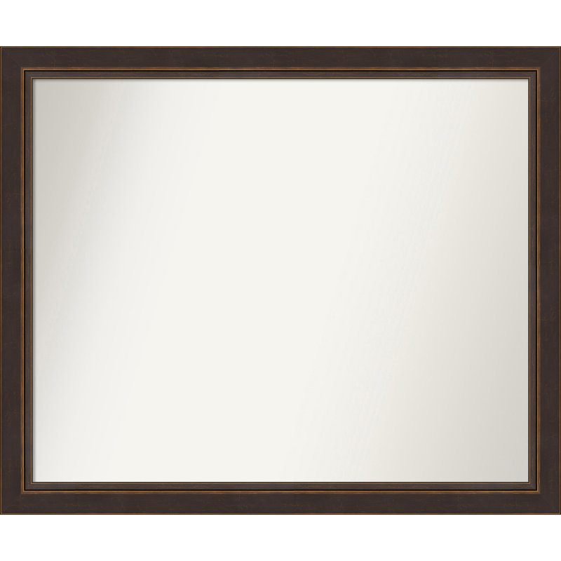 Ramsses Solid Wood Wall Mirror, 35.5" x 42.5", Rectangle
