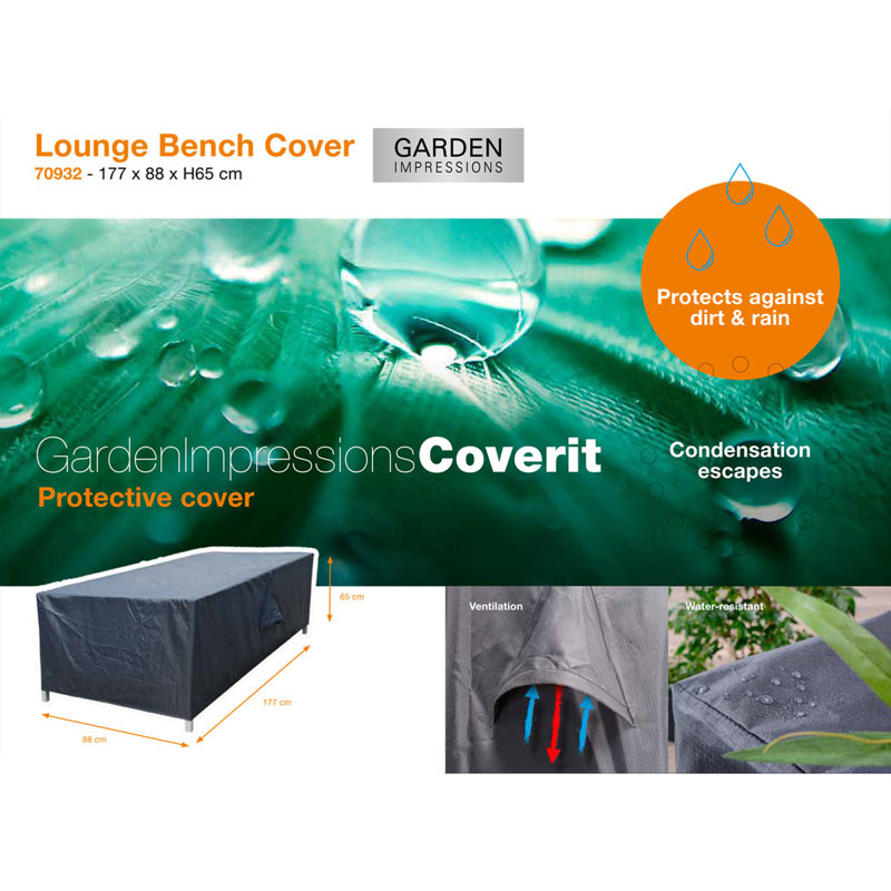 Outdoor Cover, 65" H x 177" W x 88" D