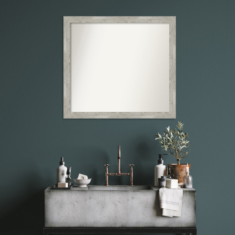 Miroir de salle de bain Regen, Rectangle, 30,5 po x 33,5 po