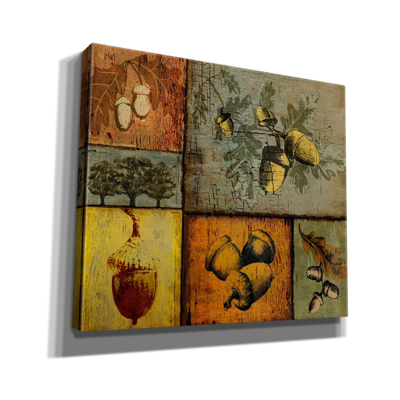 'Pines And Oak 2' by Art Licensing Studio Canvas Wall Art