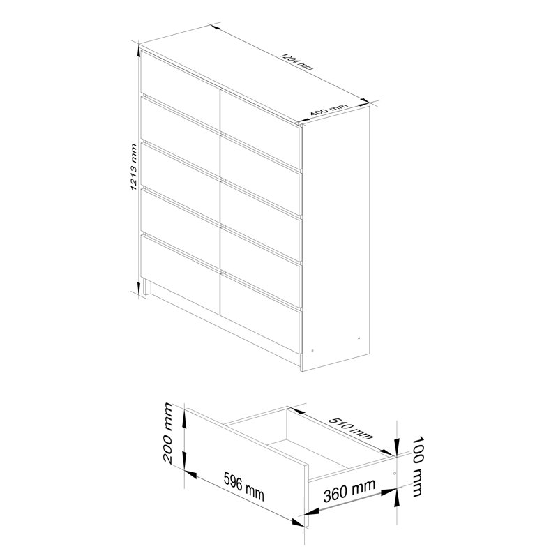 Boniface Particle Board Rectangle Storage Unit Accent Chest