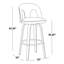 Tabouret de bar à hauteur fixe avec pivot-1247143389-1247143391