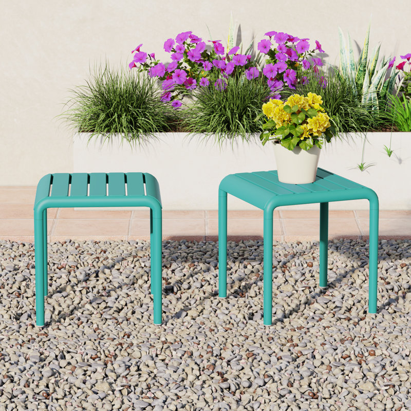 Table d'appoint Delron, Turquoise