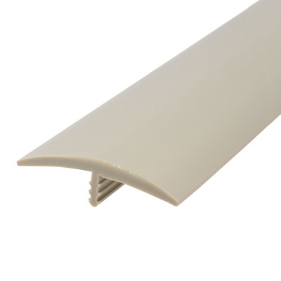 Outwater Plastic T Molding 1 1/2 Inch Flexible Polyethylene Center Barb Tee Moulding 25 Ft Coil