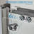 44"-48" W x 76" H Double Sliding Semi-Frameless Shower Door with 5/16" (8mm) Crystal Clear Tempered Glass-123231457