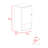 Medicine Single Door Cabinet 28" H, One Shelf, Two Interior Shelves, Light Gray-826583300