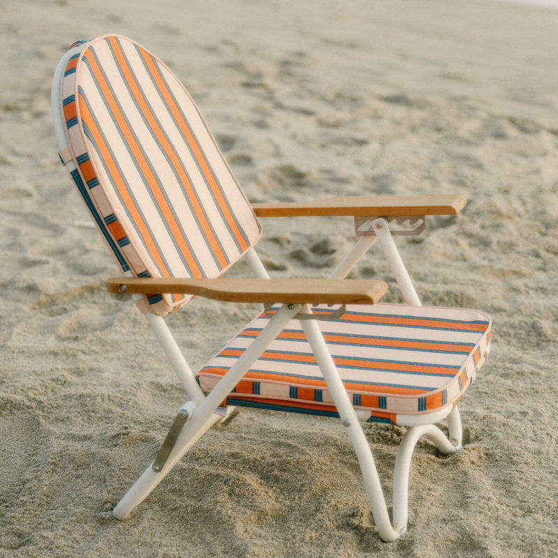 Pam Chair, Green/Pink/White Striped