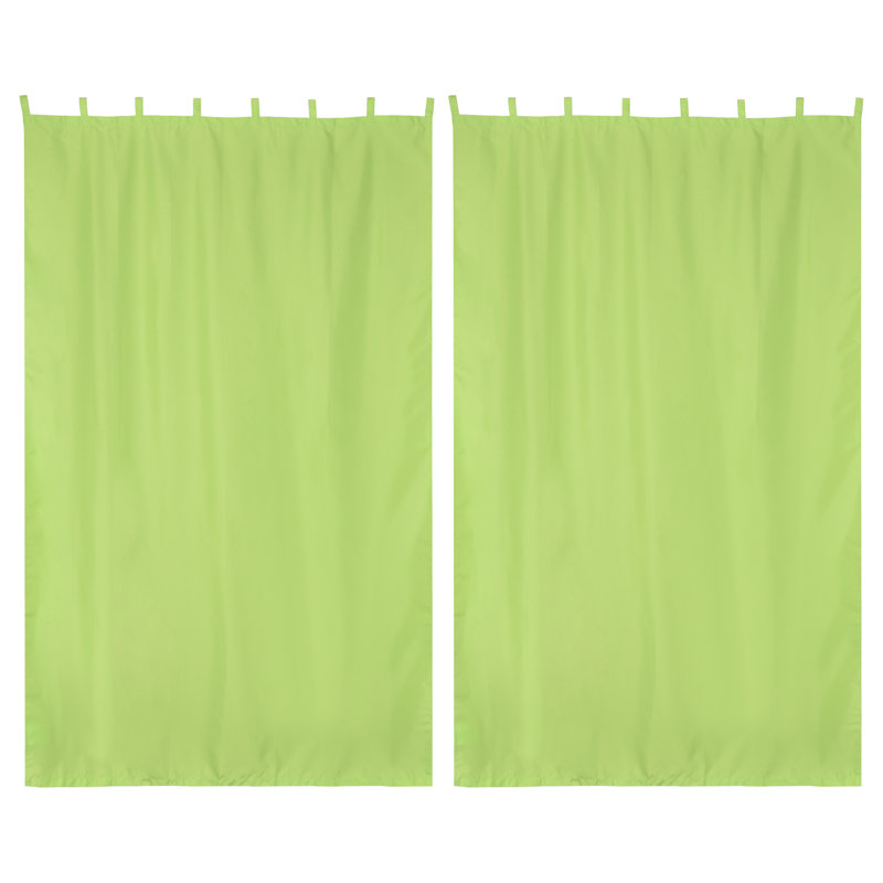 Paire de rideaux occultant Masafumi, Vert, L 54 po x L 96 po