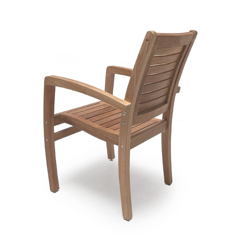 6 - Person Solid Wood Top Trestle Dining Set