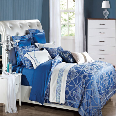 Damask Cotton Damask Duvet Cover