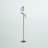 71'' Brushed Steel Tree Floor Lamp