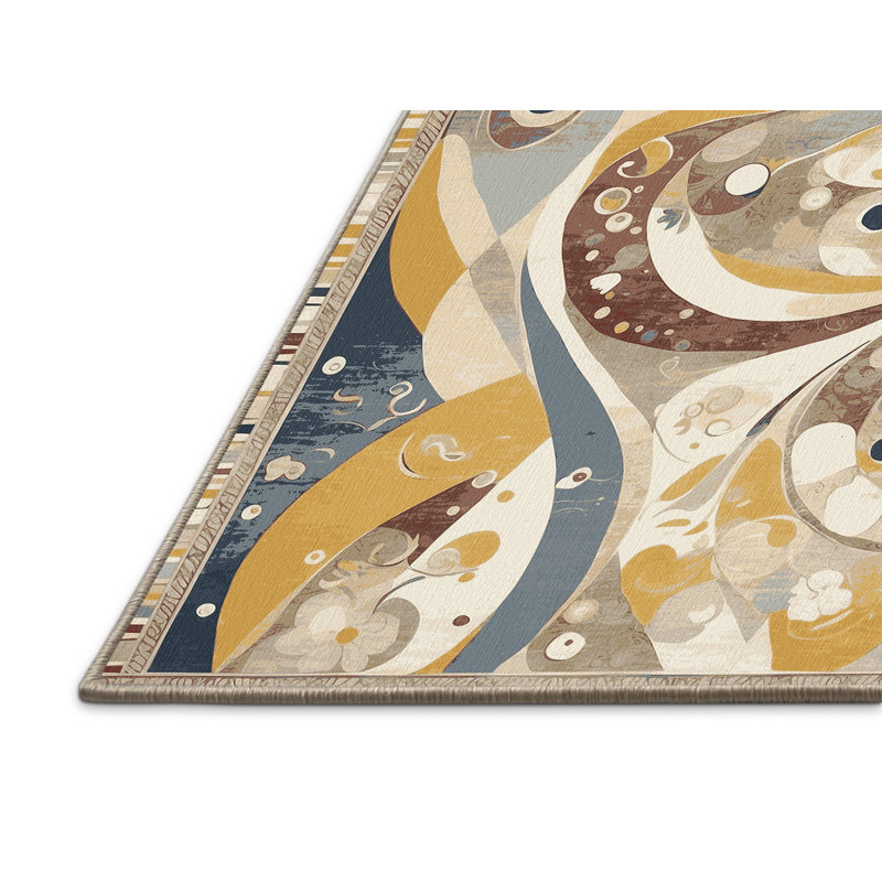 Jazzy Curl Rug, Rectangle 2' x 3'