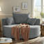 Fauteuil d'appoint pivotant surdimensionné-646453267-646454221