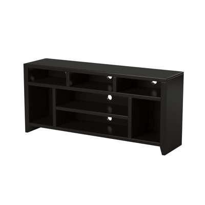 Cataldo 66 inch TV Stand, Fully Assembled, For TVs up to 80 inches, Mocha Finish