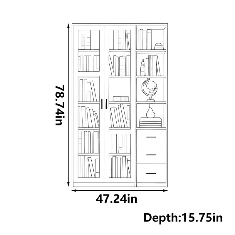 Bibliothèque moderne et simple