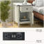 Table de chevet avec station de charge Farmhouse-2124946689