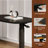 Adjustable Overbed Bedside Table Pneumatic Adjustable Height Laptop Computer with Tray-1758015488