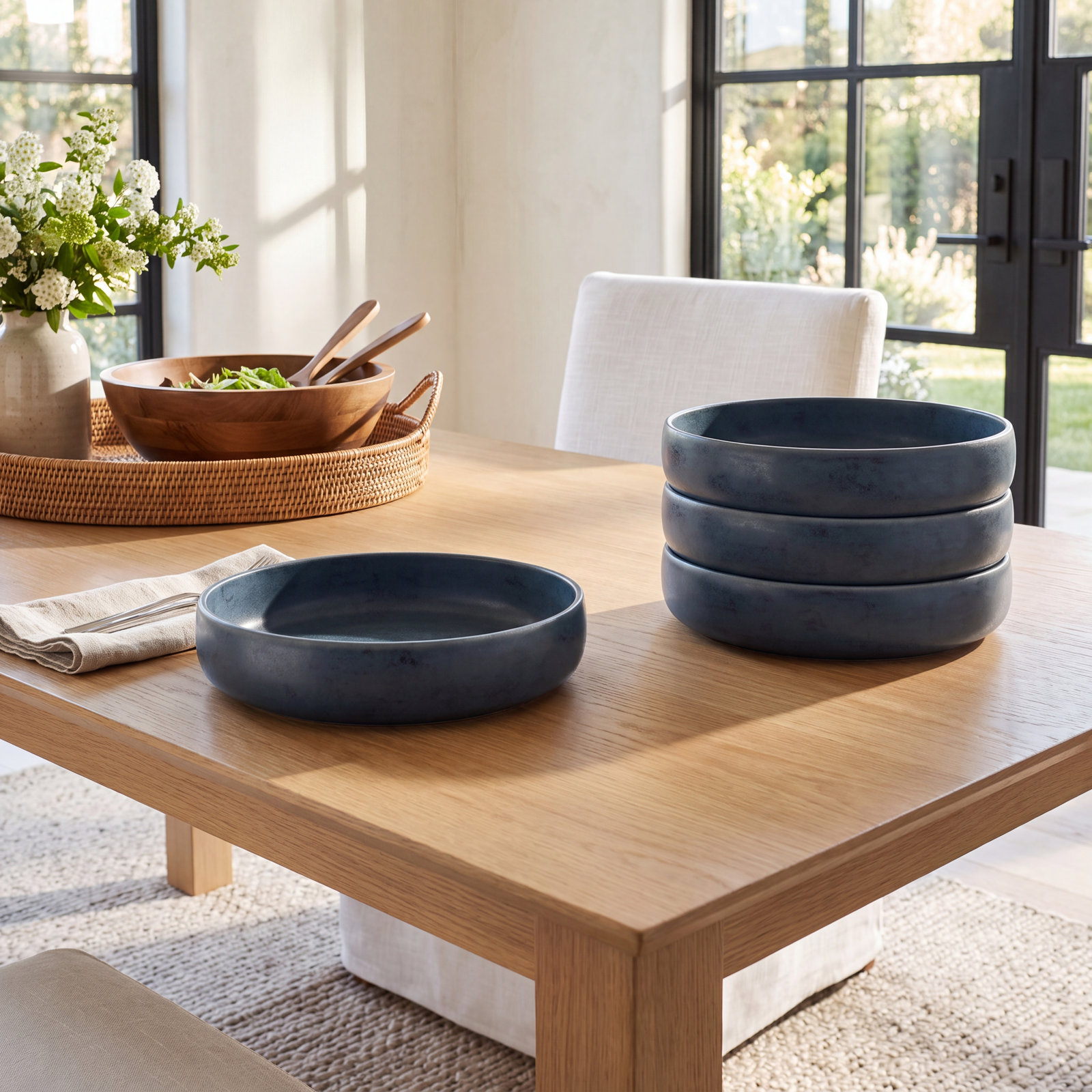 Borgen Ceramic Dining Bowl, Adriatic