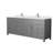 Beckett 84" Freestanding Double Bathroom Vanity with Cultured Marble Top-52605371-61131905-52605370
