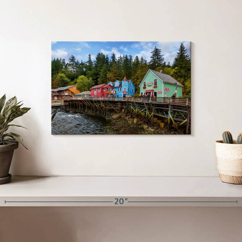Kavia Downtown Ketchikan Alaska, 8" H x 12" W