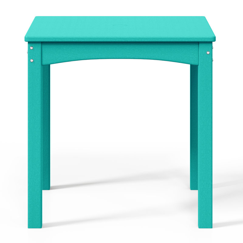 Table de salle à manger d'extérieur pour enfants 24 po, Bleu sarcelle