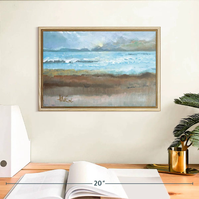 Moments II, Cadre flottant en bois naturel, 13 po x 9 po