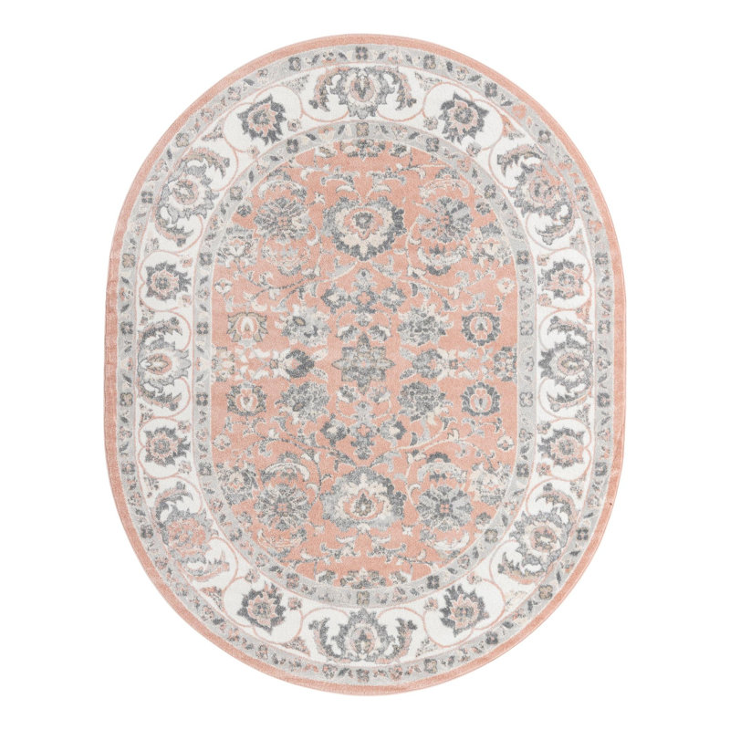 Aurelia Oriental Indoor Rug, Oval 7'10" x 10'