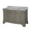 Ensemble de meuble-lavabo double 60 po avec armoire bleu royal et comptoir en marbre de Carrare Katherine-874061101-874061102