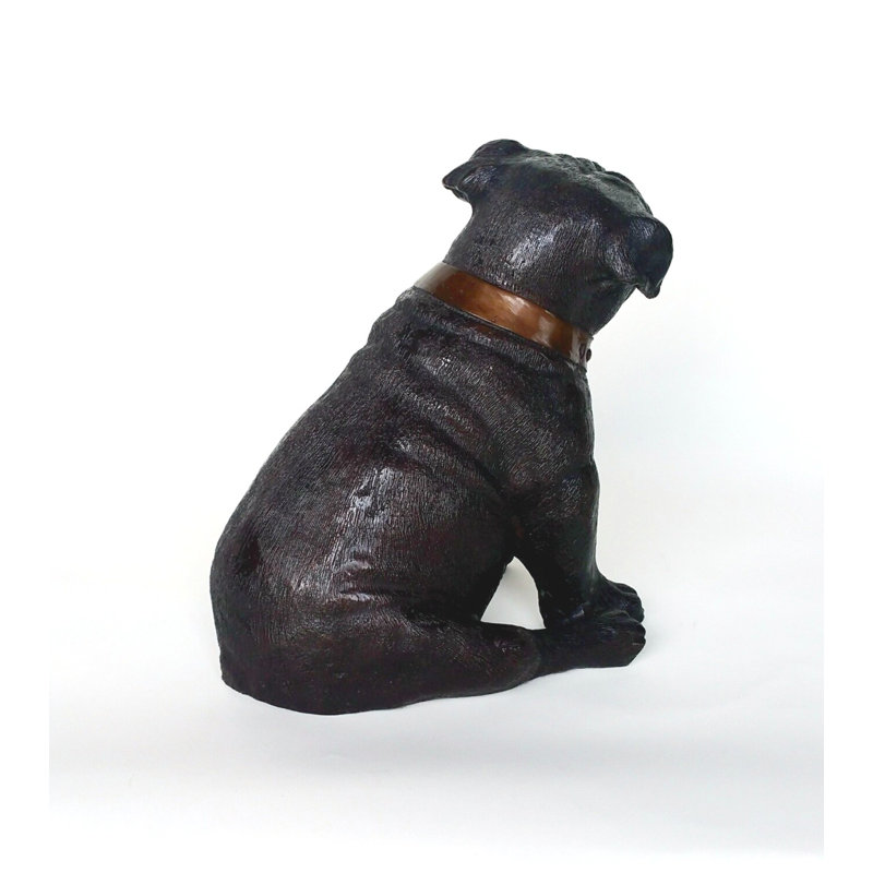 Grand figurine carlin assis Steffes