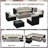 6 - Person Outdoor Seating Group with Cushions and Fire Pit Table-1478393681