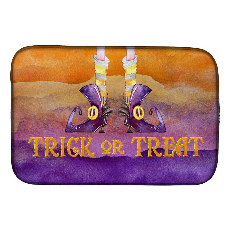 Tapis de séchage en pieds halloween