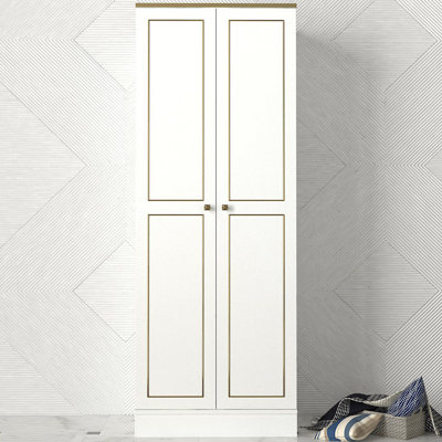 Ormes 2 Door Manufactured Wood Wardrobe