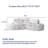 Sup Furn106.3" W x 57.9" D x 29.5" H Chenille Fabric Modular Sectional Sofa-1262889098