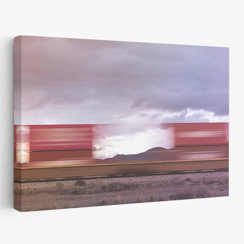 Abstrait Boxcars - Boxcars, H 16 po x l 24 po