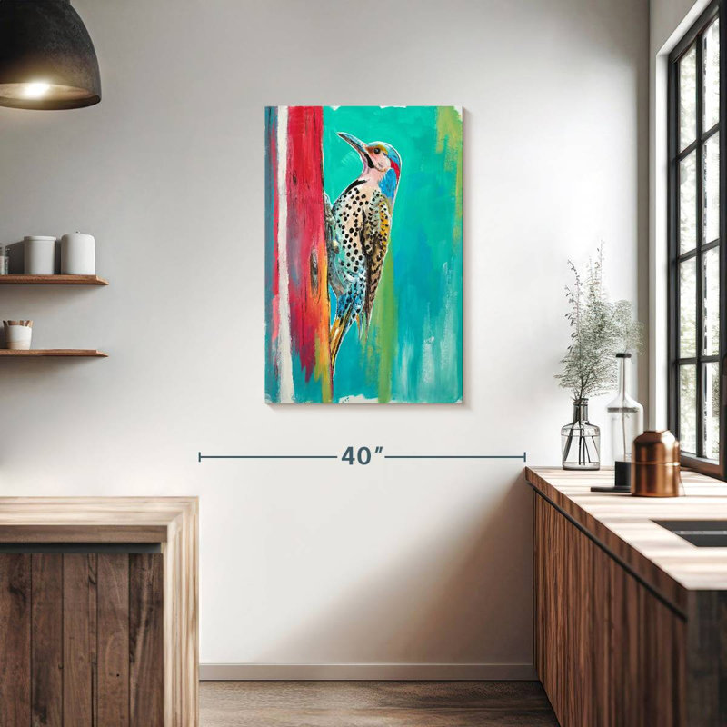 Brampt Woodpecker II, 36" H x 24" W