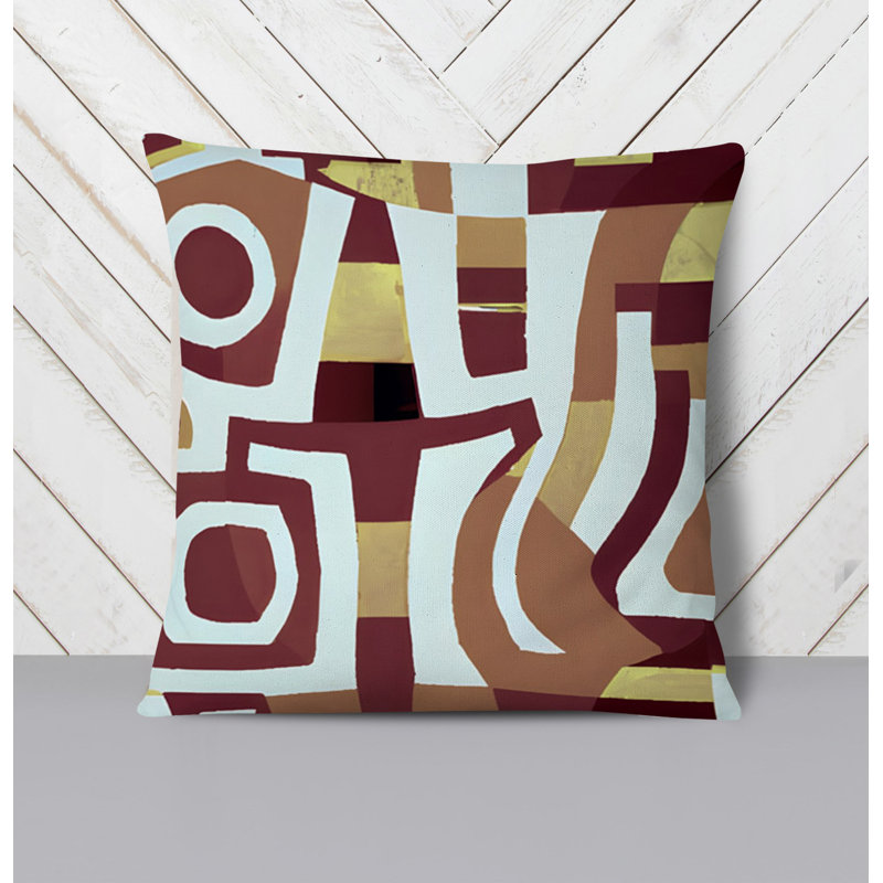 Throw Pillow, 16"H x 16"W, Pillow Cover Only - No Insert
