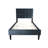 Modern Twin Bed - Adjustable Headboard, No Box Spring Needed, Luxurious Brushed Linen Fabric, 12 Slat Stable Support With Headboard Base, Linen, Charming Biscuit Tuft Design-1404865332