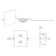 Designer II Frameless Rectangle Bathroom Vanity Mirror | Pivoting (Tilts) and Beveled Mirror