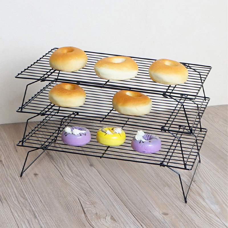 Grille de refroidissement, 3 niveaux de cuisson empilables en acier inoxydable